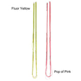 Day-Glo Dangle Necklace--Fluor Yellow