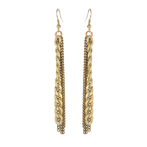 Chainy Earrings - Gold