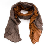 Dottie Scarf--Chocolate Brown/Cocoa