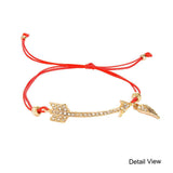 Cupid's Target String Bracelet